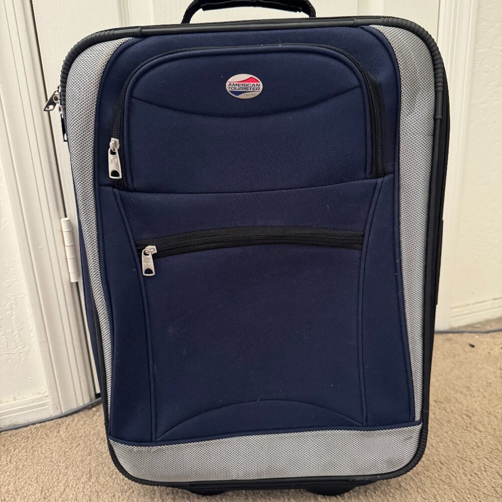 American Tourister carry on wheeled suitcase